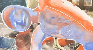 Henri de Haas - Kapitaal drieluik in aquarel, De straat - Ingelijst kopen? Bied vanaf 450!