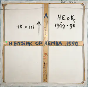 Hans Ensink op Kemna - Acryl op doek, Red lips (Groot) kopen? Bied vanaf 150!