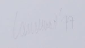 Hans Landsaat - Zeefdruk, Vlaamse weerspiegeling kopen? Bied vanaf 35!