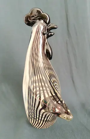 Niet of onleesbaar gesigneerd - De gestreepte haan, handgemaakt kopen? Bied vanaf 1!