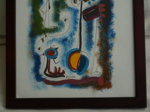 Jasper Banen - Gemengde techniek , “Hemelfamilie” – gesigneerd & ingelijst – 2005 kopen? Bied vanaf 45!