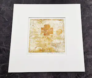 Jan Pieter van den Bos - eigenzinnig Gronings kunstenaar - handgekleurde E. A. Ets - gesigneerd kopen? Bied vanaf 45!