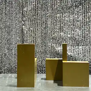 Adine Engelman - 2 objecten, ijzer (architectonische compositie) verkauft für € 125!