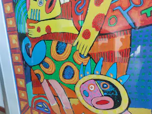 Clemens Briels - Schitterend 'Ramona visiting her fantasy Island (Groots ingelijst) kopen? Bied vanaf 395!