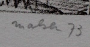 Willem van Malsen - Litho: 'Herfst' - 1973 kopen? Bied vanaf 55!