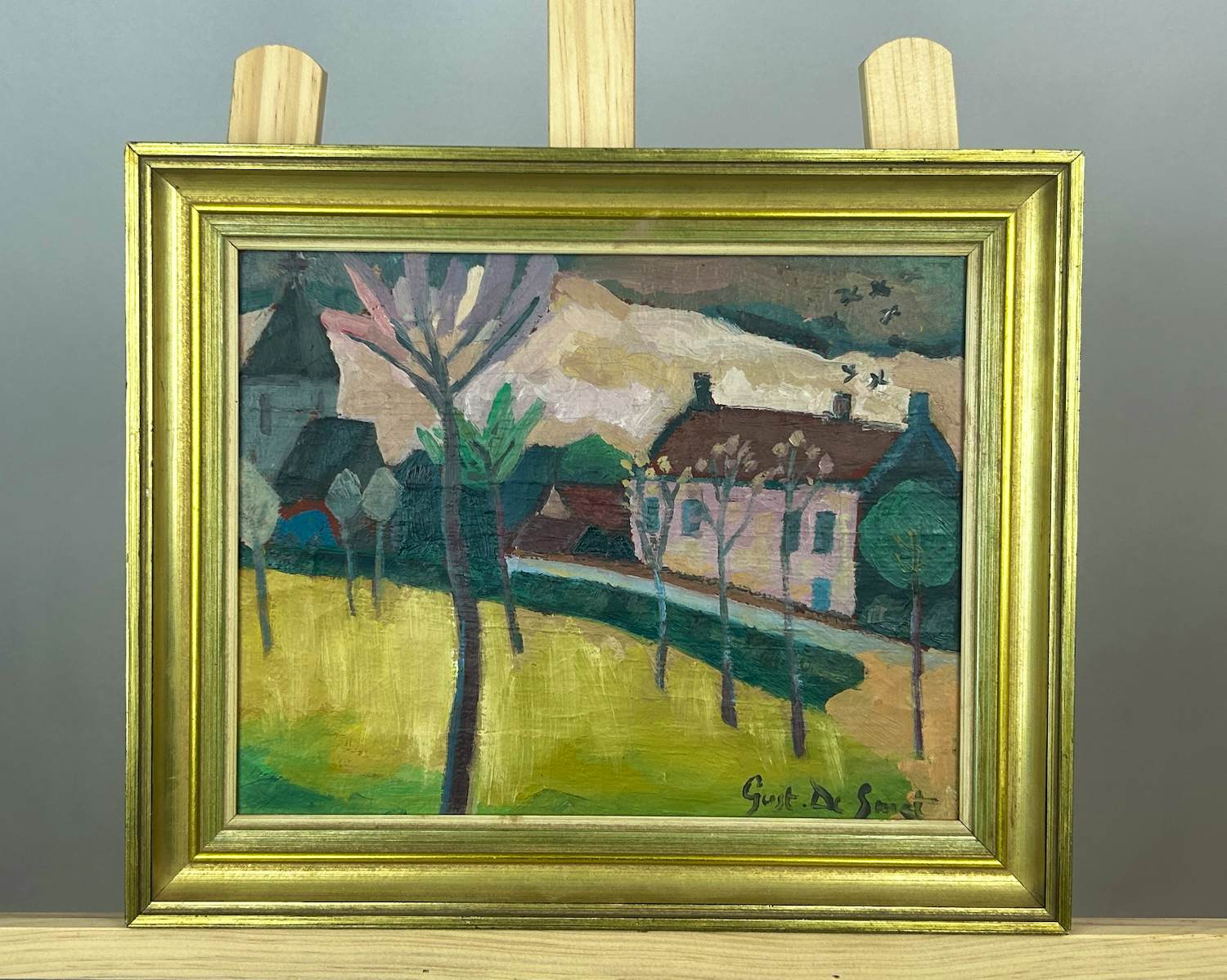 Gustave De Smet - Gustave De Smet – dorpsgezicht in expressieve toets kopen? Bied vanaf 1500!