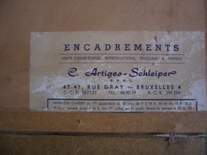 Roger Hebbelinck - Kleuren ets, Stadsgezicht, Bergen op Zoom kopen? Bied vanaf 20!