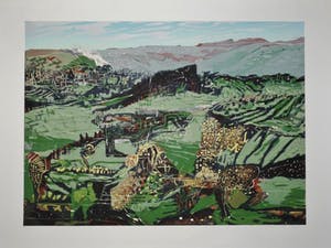 Vincent van Ojen - Landschap kopen? Bied vanaf 120!