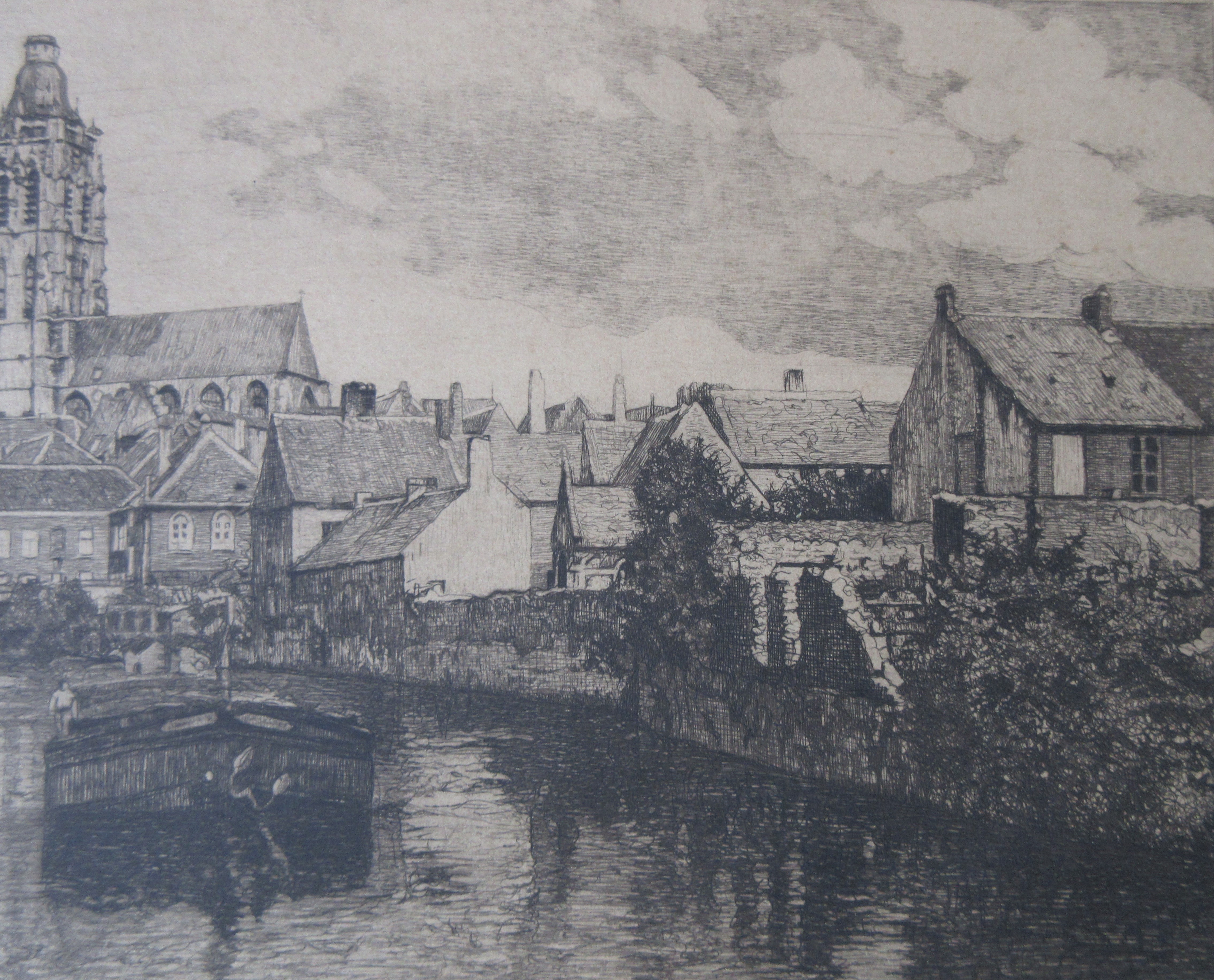 Henri De Budt - Gezicht op Oudenaerde kopen? Bied vanaf 25!