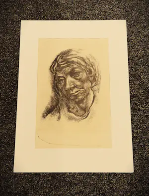 Willem Boon - in 1948 gemaakte Houtsnede – vrouwen portret - zeer kleine oplage (15) kopen? Bied vanaf 32!