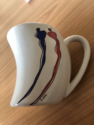 Corry Ammerlaan - 2 Kop en schotels met lepeltjes. kopen? Bied vanaf 15!