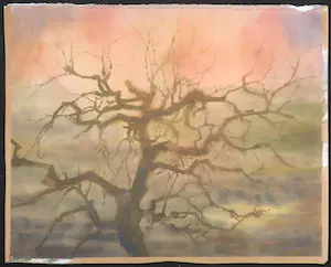 Nico Benschop - Gouache, Hefrstnevel kopen? Bied vanaf 35!