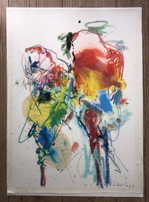 Tino Lintelo - Compositie - Gesigneerde mixed media op papier kopen? Bied vanaf 100!