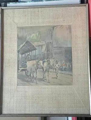 Soewardja - Aquarel Indonesië Runderen kopen? Bied vanaf 45!