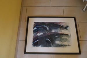 Niet of onleesbaar gesigneerd - prachtige aquarel - The Birds - ingelijst en gesigneerd kopen? Bied vanaf 1!