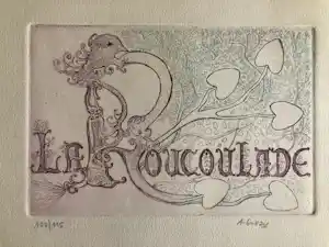 AcheterAndre Goezu - Originele ets André Goezu – "La Roucoulade"? Enchérissez de 21!