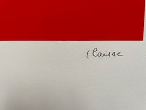 Genevieve Claisse - Composition géométrique rouge/blue/noir kopen? Bied vanaf 175!