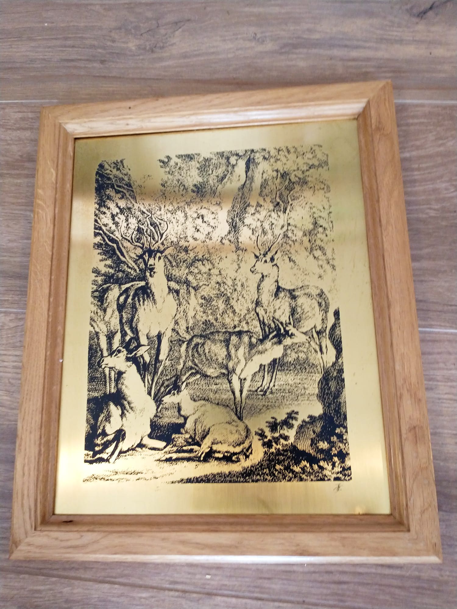 Niet of onleesbaar gesigneerd - herten in het bos kopen? Bied vanaf 1!