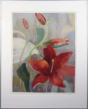 Marjan Jaspers - Gemengde techniek op papier, Leggiadrio - Ingelijst kopen? Bied vanaf 50!