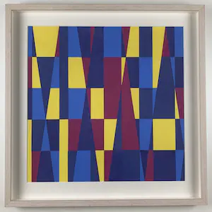 Jaap Egmond - gouache op papier - zonder titel - 1980 (UNIEK WERK, INGELIJST) kopen? Bied vanaf 1450!