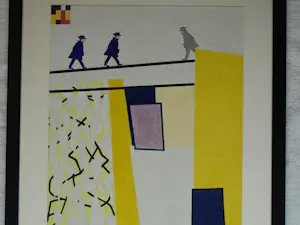 Doorlie Gerdes - Ingelijste potloodtekening , Crossover – 2020 - Lijst, 53 x 43 cm. kopen? Bied vanaf 100!