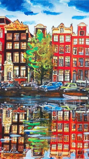 Elena Polyakova - Een gracht in Amsterdam kopen? Bied vanaf 125!