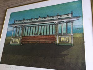 Rob Clous - Uitzicht op Zee II | Kleuren ets (V/X) - ingelijst kopen? Bied vanaf 45!