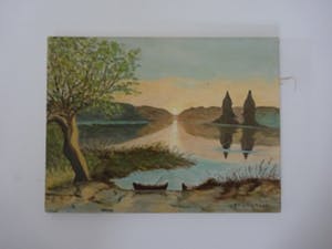 Niet of onleesbaar gesigneerd - Scandinavisch Landschap kopen? Bied vanaf 1!