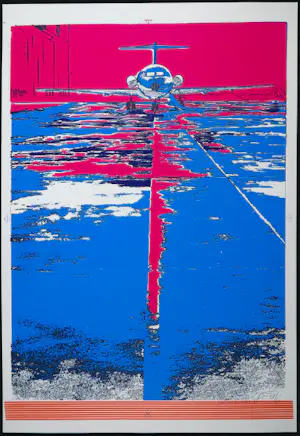 Henk van der Vet - Zonder titel, Zeefdruk kopen? Bied vanaf 35!