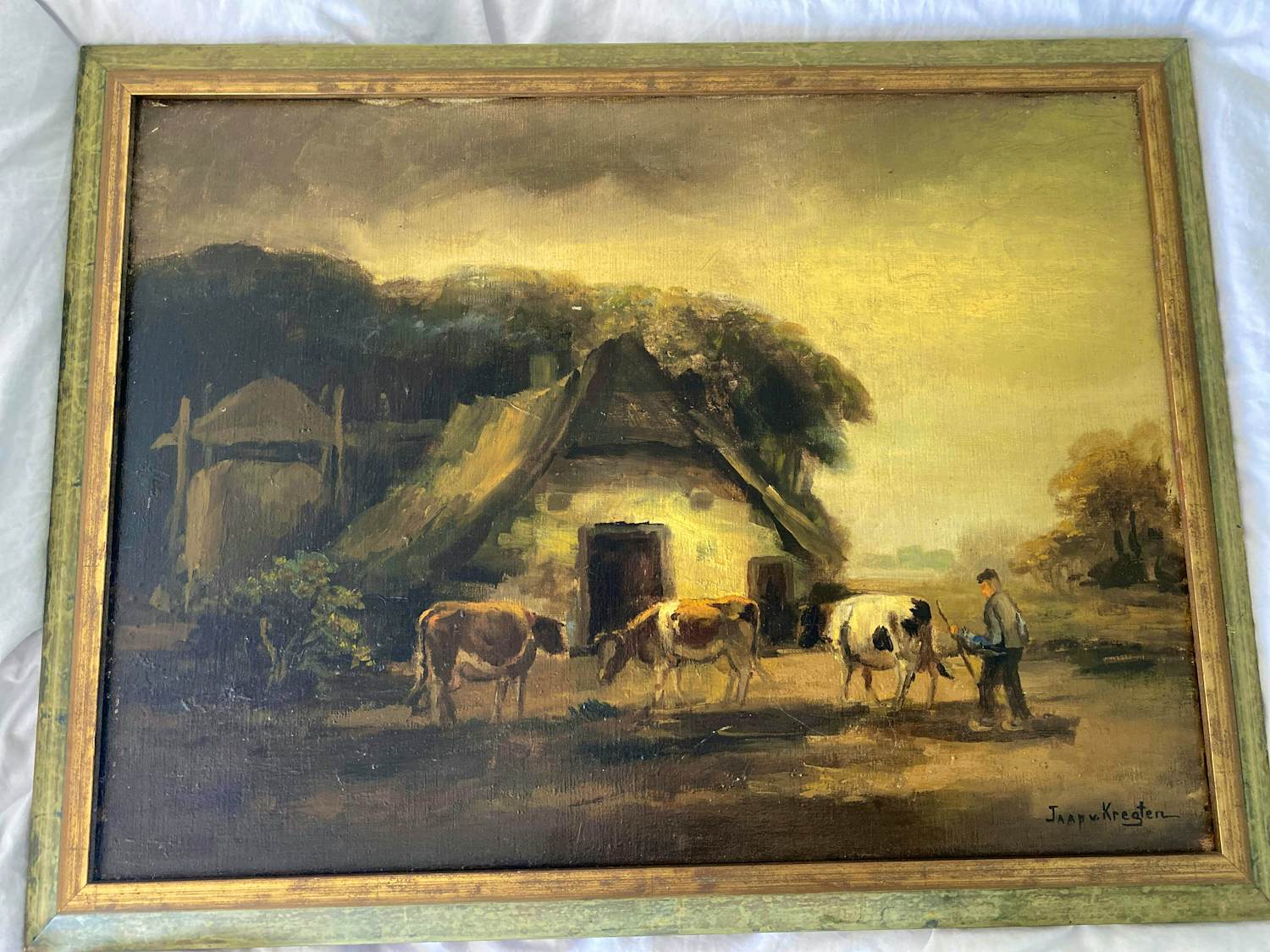 Jaap van Kregten - Landschap verkocht voor € 50!