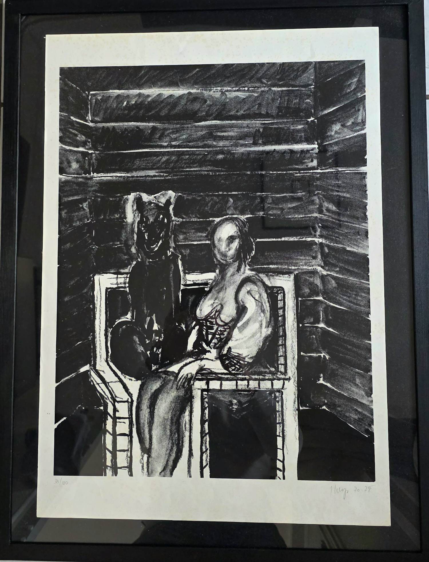 Yvan Theys - zonder titel. vaak genoemd naar Galerie "de Zwarte Panter". kopen? Bied vanaf 35!