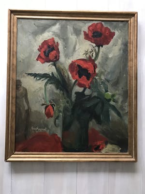 Piet van Wijngaerdt - Stilleven met Klaprozen kopen? Bied vanaf 675!