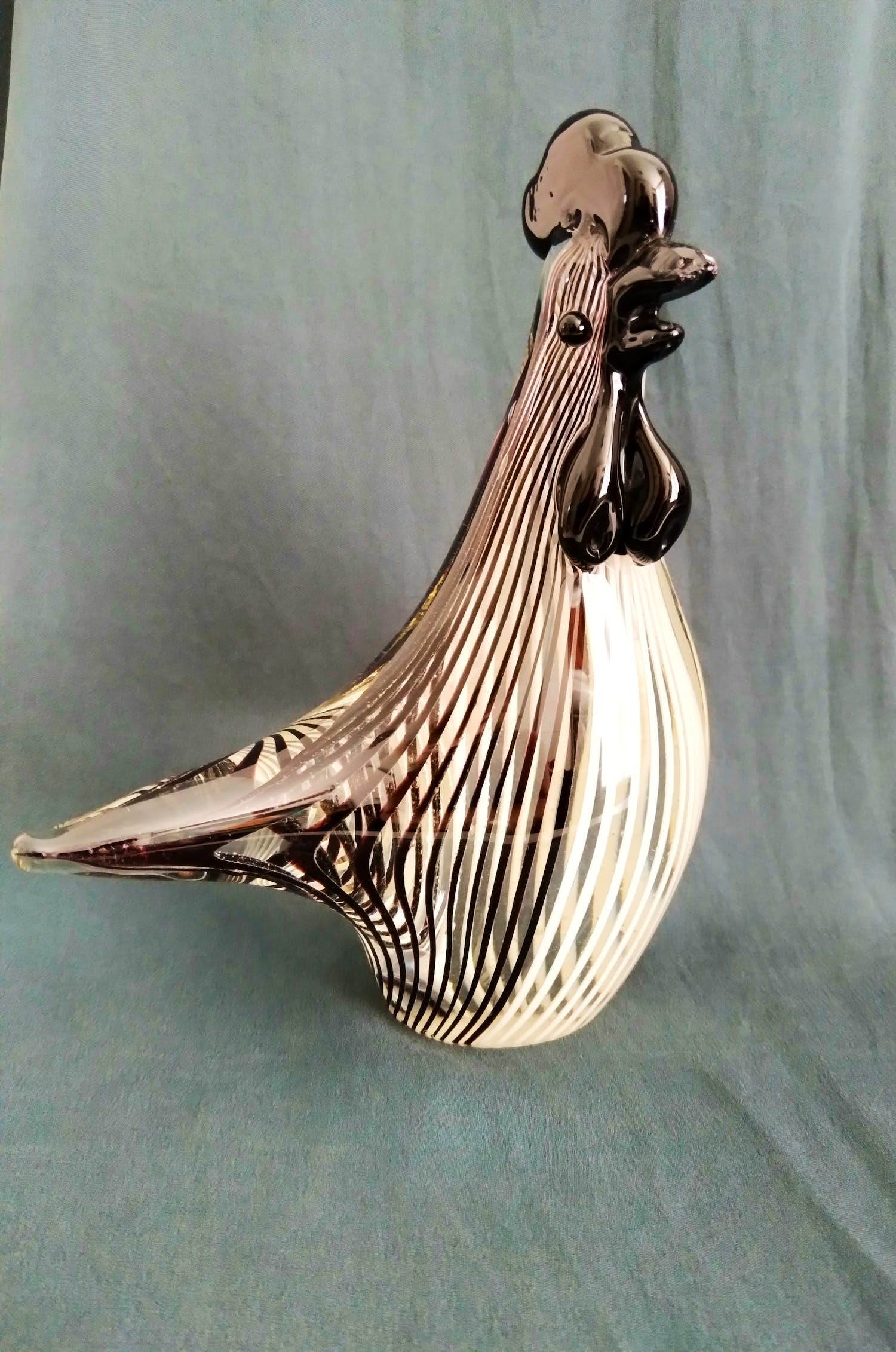 Niet of onleesbaar gesigneerd - De gestreepte haan, handgemaakt kopen? Bied vanaf 1!