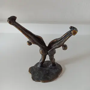 Corry Ammerlaan - Bronzen fotolijst met figuren. kopen? Bied vanaf 20!