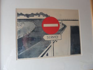 Gerard van Kerkhof - Ingekleurde ets. Titel, " Service ". kopen? Bied vanaf 20!