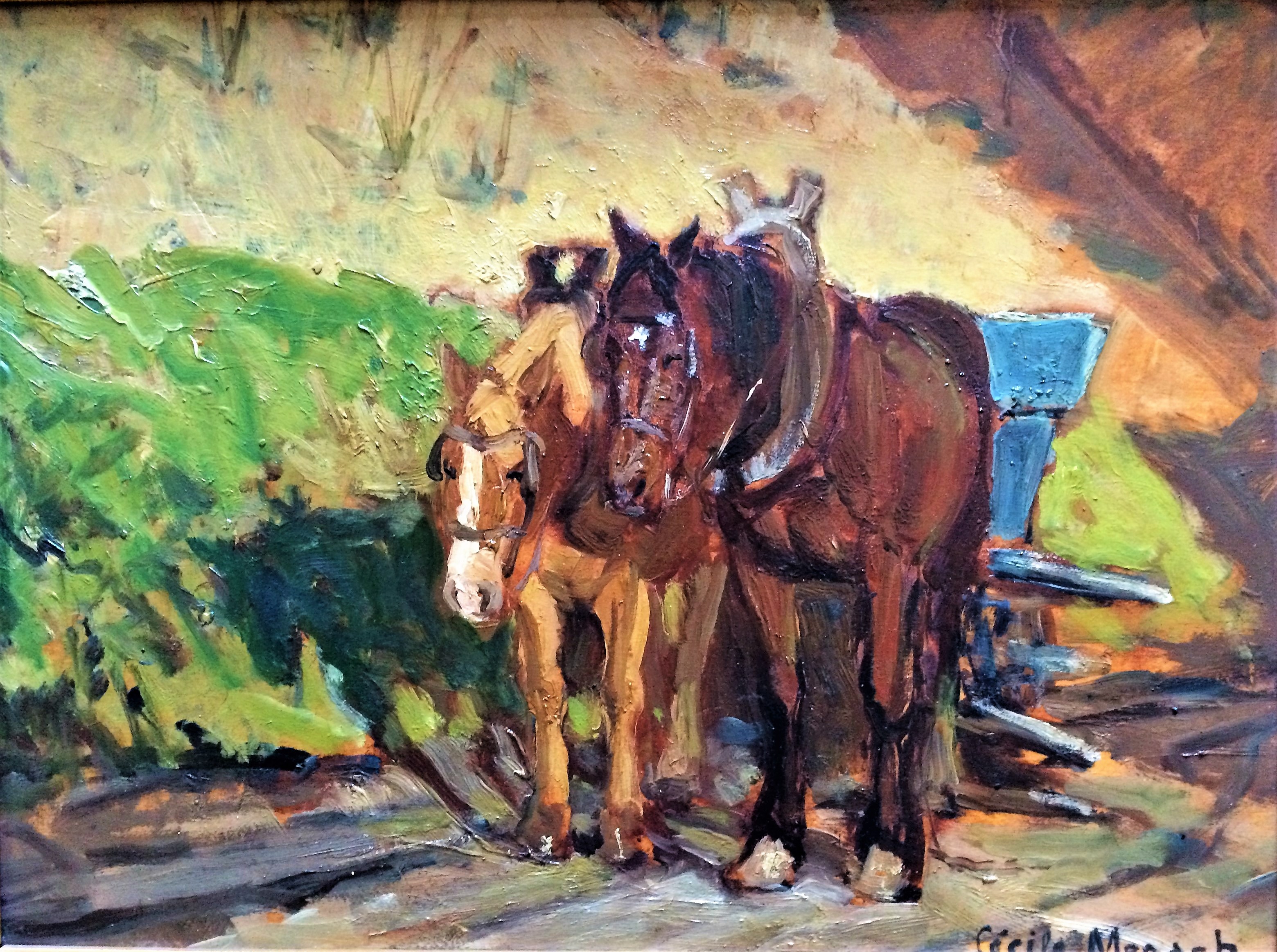 Cécile Mersch - Trekpaarden met kar kopen? Bied vanaf 129!