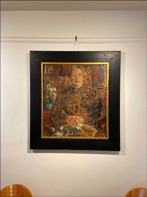 Gerard Westermann - Friese boerin met breiwerk èn poes kopen? Bied vanaf 1!