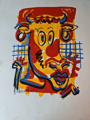 Peter Klashorst - 4 zeefdrukken - handgesigneerd en genummerd kopen? Bied vanaf 1!