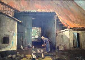 George Tielens - pluimvee op boerenerf verkocht voor € 45!