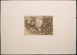 Willem de Zwart - Ets, Vijver bij Lage Vuursche kopen? Bied vanaf 20!