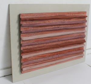 L.P. Boone - Structuur in roze-rood kopen? Bied vanaf 150!