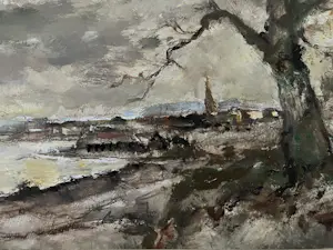 Ben van Londen - Rivierenlandschap kopen? Bied vanaf 80!