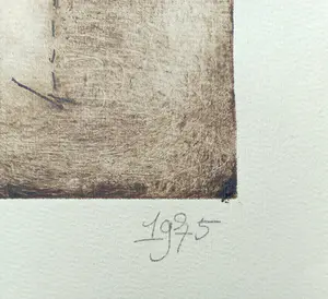 Ronald Tolman - Man in stoel, ets (groot, zeldzaam!) kopen? Bied vanaf 195!