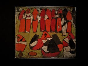 Niet of onleesbaar gesigneerd - omstreeks 1920 grote Gouache "vrouwen op Orientaalse Markt" ges. H. Paul kopen? Bied vanaf 10!