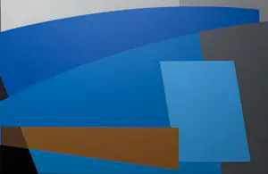 Henk van Trigt - acrylverf op doek | 'Compositie zonder titel' | 2003 kopen? Bied vanaf 900!