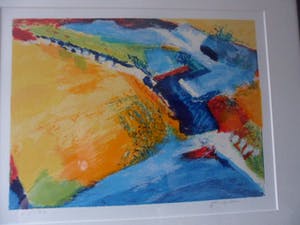 Niet of onleesbaar gesigneerd - Zeefdruk, ZT kopen? Bied vanaf 1!