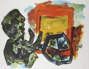 Jan Sierhuis - Litho, Vrachtwagenchauffeur - Ingelijst kopen? Bied vanaf 70!