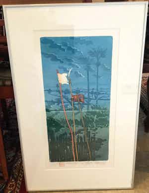 Sjoerd Bakker - C3340-13, abstract landschap verkocht voor € 45!