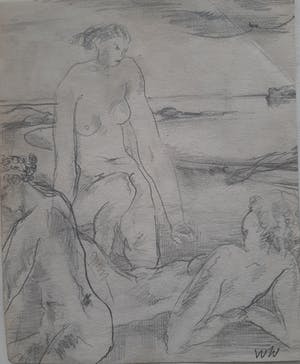 Willem Wagenaar - 3 tekeningen kopen? Bied vanaf 10!