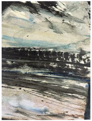 Frans Minnaert - abstract landschap kopen? Bied vanaf 35!